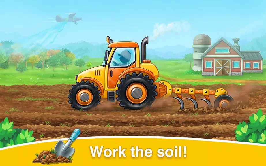 Farm land & Harvest Kids Games Screenshot 1