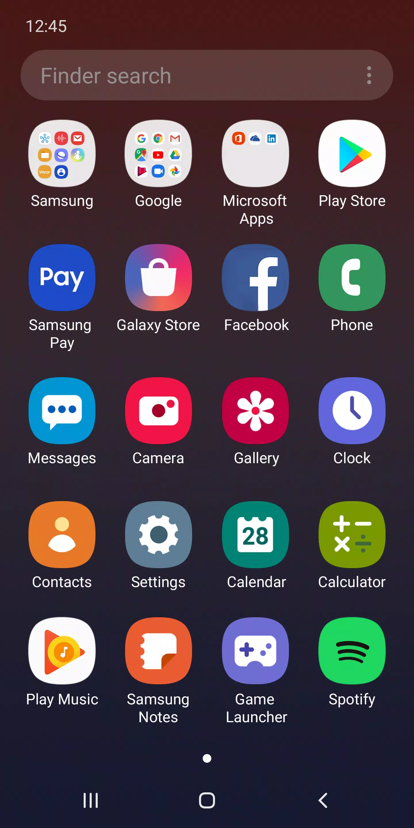 Samsung One UI Home Zrzut ekranu 1