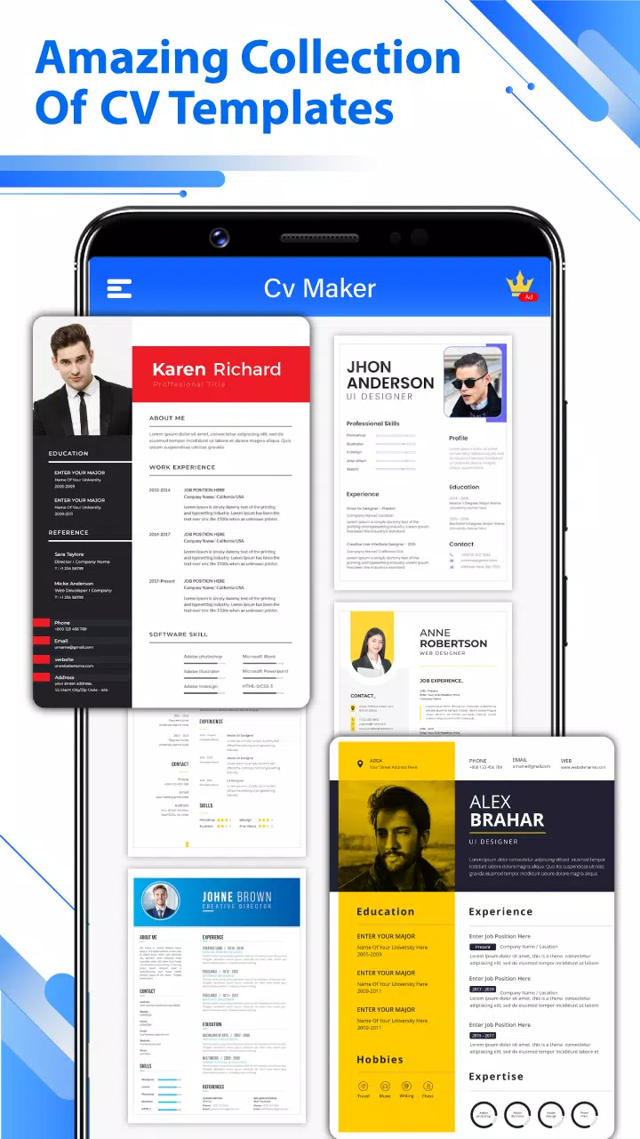 Resume Builder - PDF CV Maker Screenshot 2