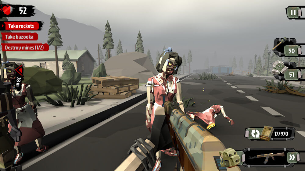 The Walking Zombie 2 Mod Tangkapan skrin 2