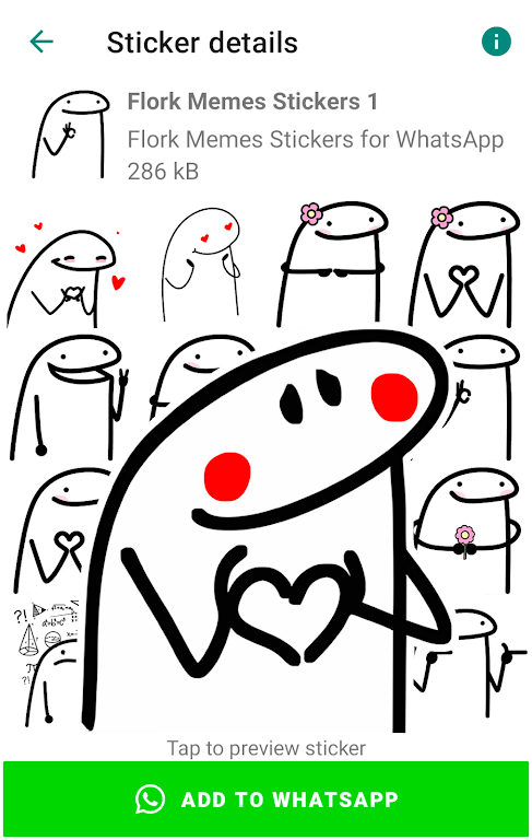 Flork memes stickers WASticker應用截圖第2張