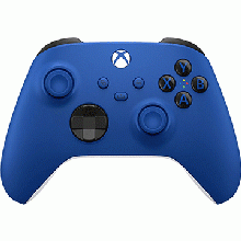 Controlador sem fio xbox azul choque