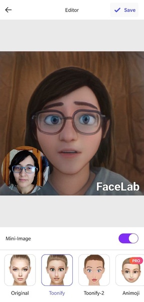 FaceLab Face Editor, Aging App Screenshot 1