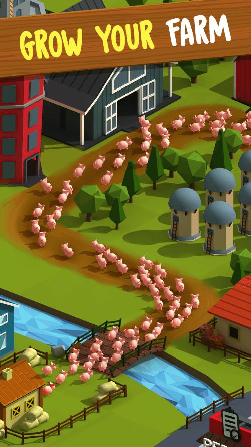 Tiny Pig Tycoon: Piggy Games应用截图第1张