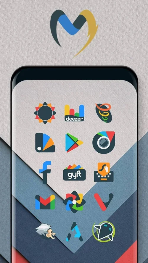 Material UI Dark Icon Pack Captura de tela 1