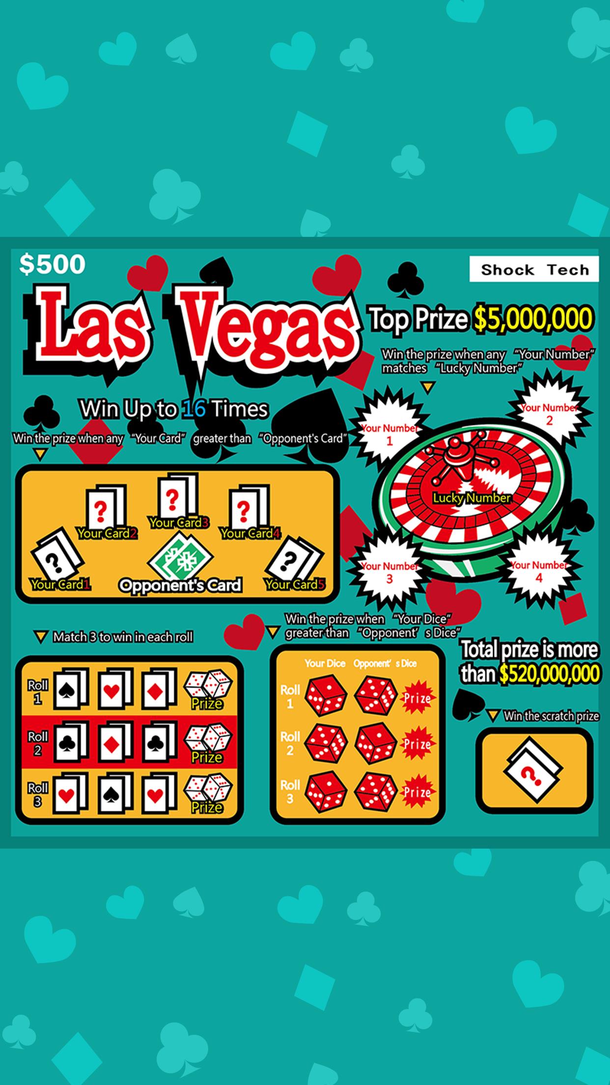 Las Vegas Scratch Ticket Screenshot 0