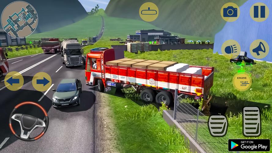 Indian Truck Cargo Truck Games Screenshot 1