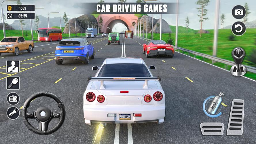 Real Highway Car Racing Games ဖန်သားပြင်ဓာတ်ပုံ 0