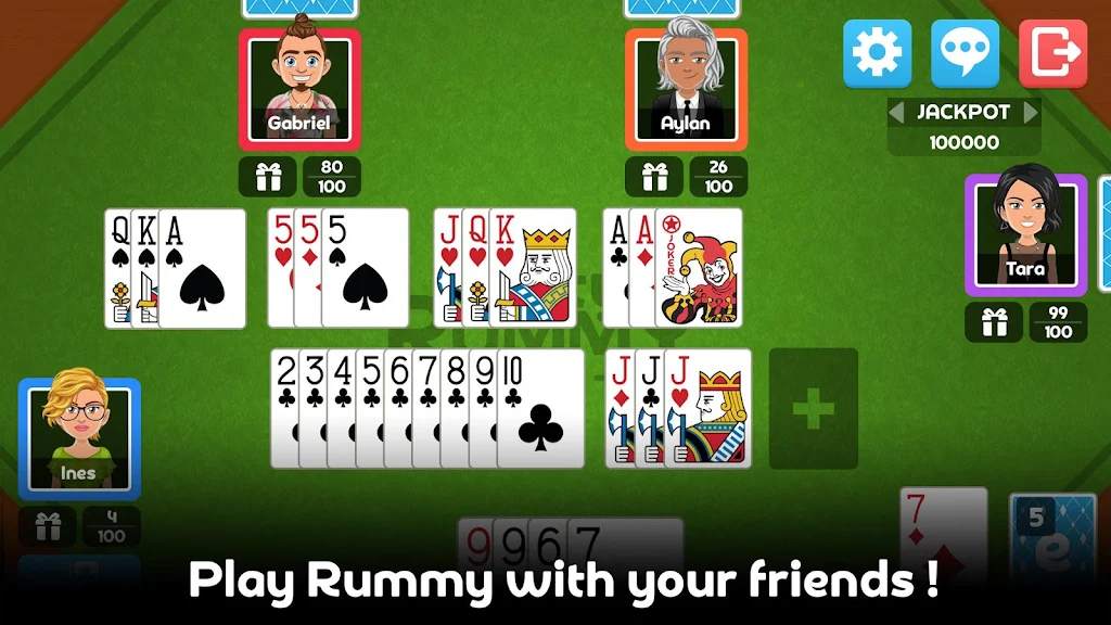 Multiplayer Rummy Game Screenshot 2