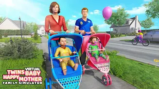 Virtual Mother Baby Twins 스크린샷 0
