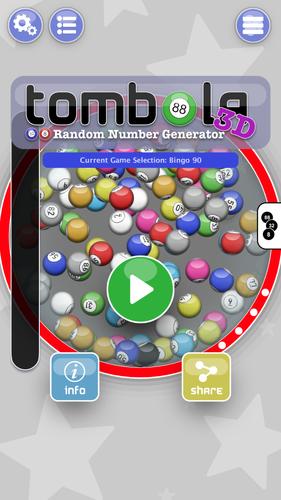 Tombola 3D - Number Generator Ảnh chụp màn hình 0