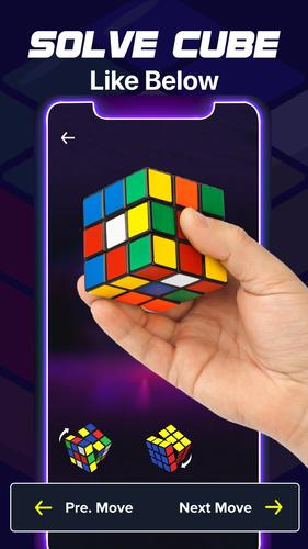 Rubik's Cube Puzzle Solver app Captura de tela 3