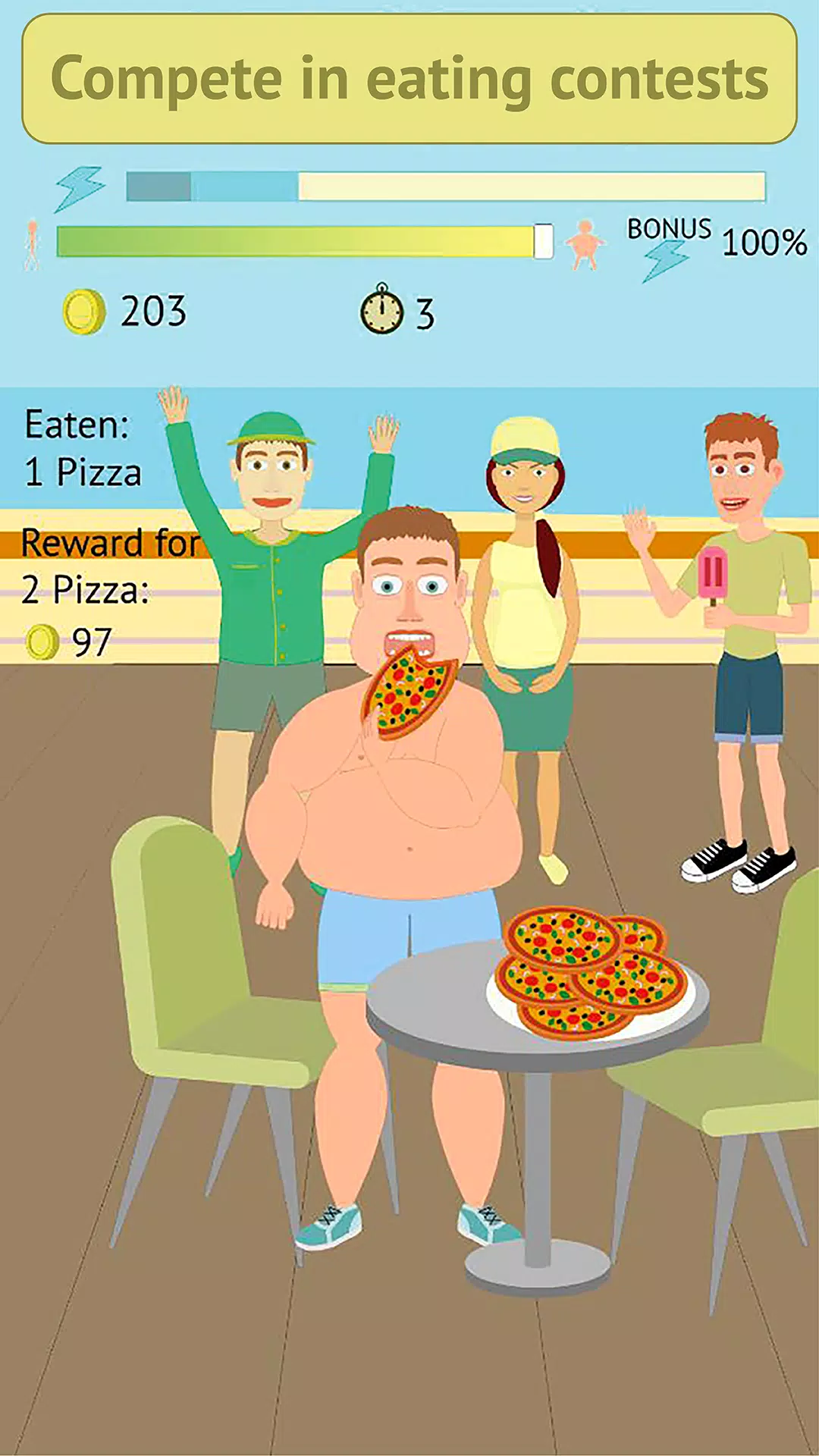 Eat and Run Clicker Скриншот 2
