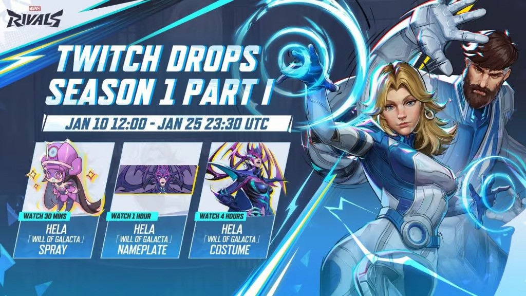 Marvel Rivals Season 1 Twitch Drops