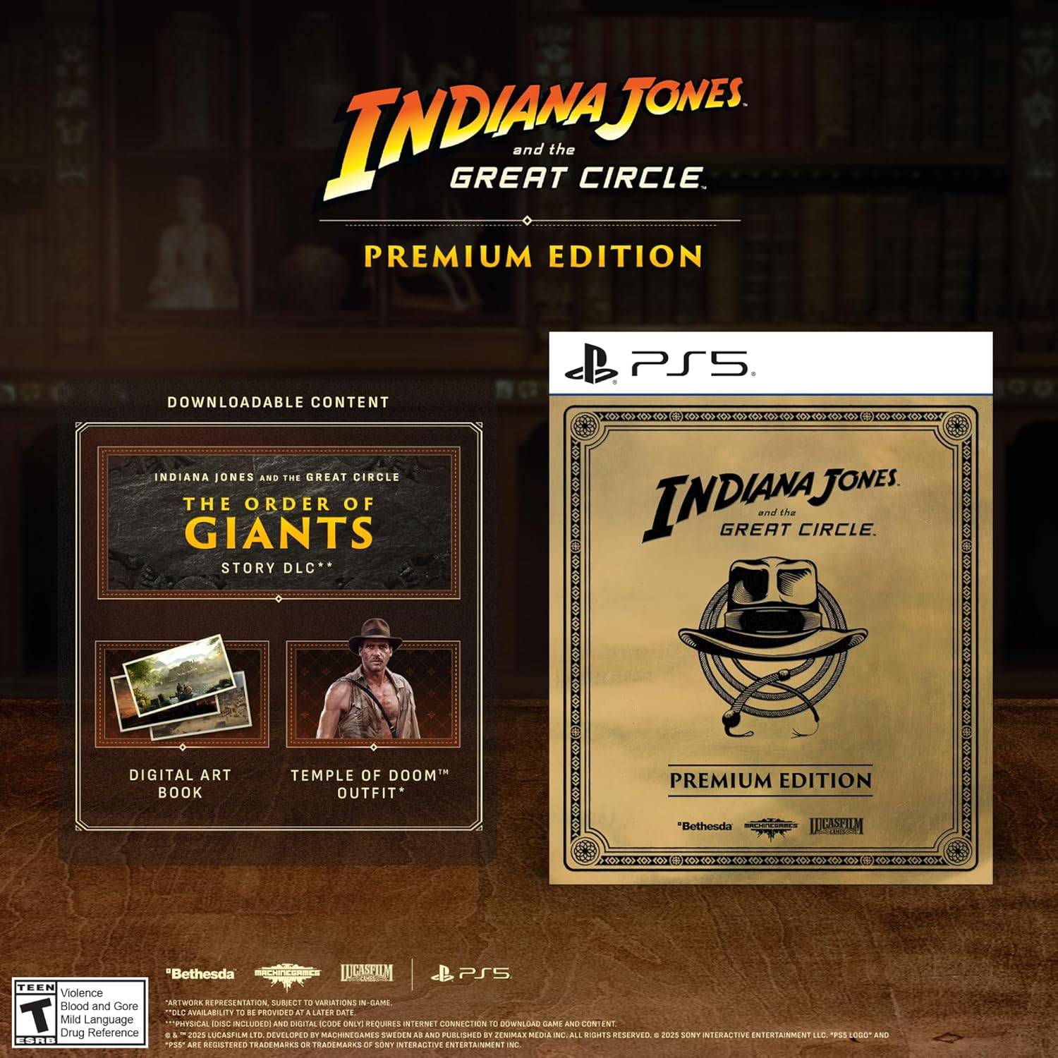 Indiana Jones and the Great Circle Premium Edition contents