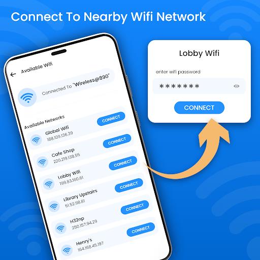 Wifi Password Master Key Show Скриншот 1