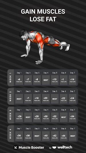 muscle booster progress tracking