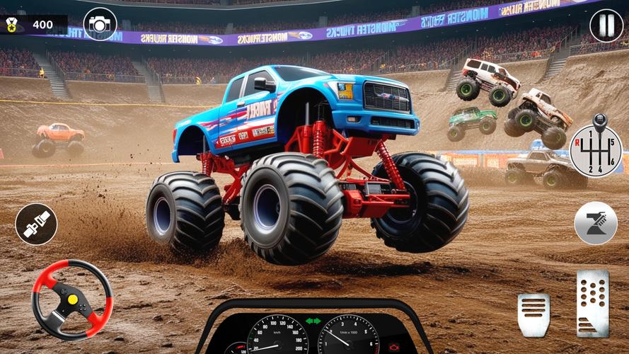 Monster Truck Racing Game 3D Captura de pantalla 0