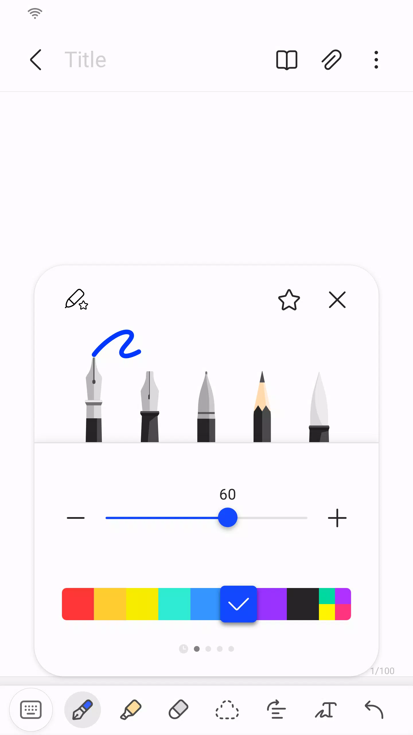 Samsung Notes スクリーンショット 2