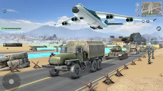 Army Vehicle Cargo: Truck Game स्क्रीनशॉट 2