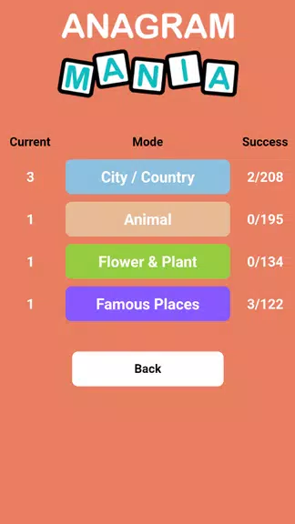 Anagram Mania スクリーンショット 1