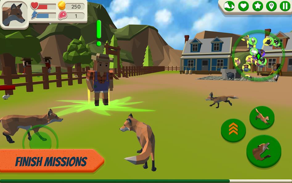 Fox Family - Animal Simulator Mod应用截图第2张