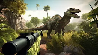 Angry Dinosaur Shooting Game Schermafbeelding 0