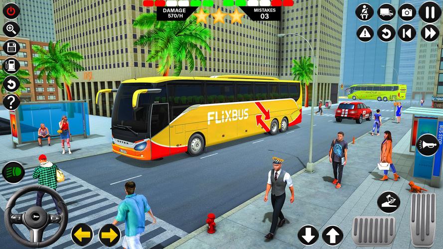 Passenger Bus Driving Games 3D Ekran Görüntüsü 3