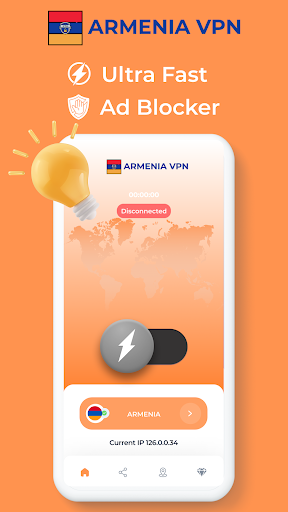 Armenia VPN - Private Proxy Screenshot 1