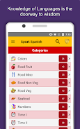 Speak Spanish : Learn Spanish Screenshot 1