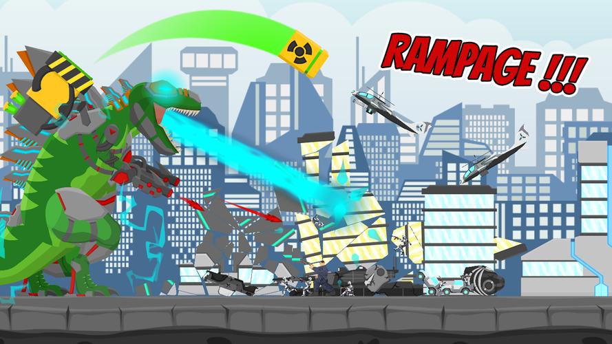 Cyborg Titan Rex: City Rampage Screenshot 3