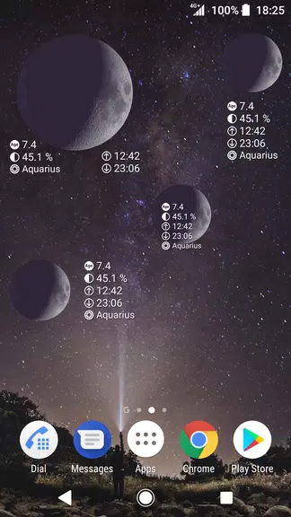 Simple Moon Phase Calendar Screenshot 3