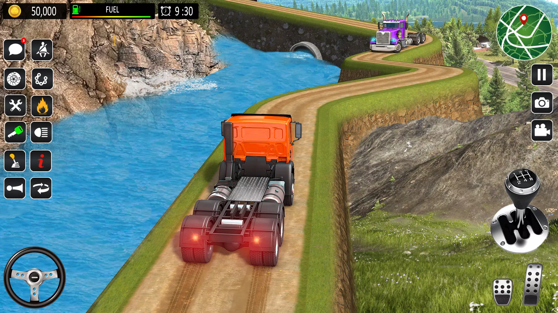 Mountain Truck Driving Games 스크린샷 3