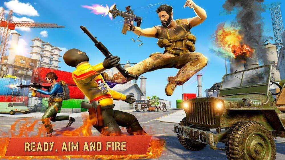 Commando Gun Shooting Games 3D स्क्रीनशॉट 3