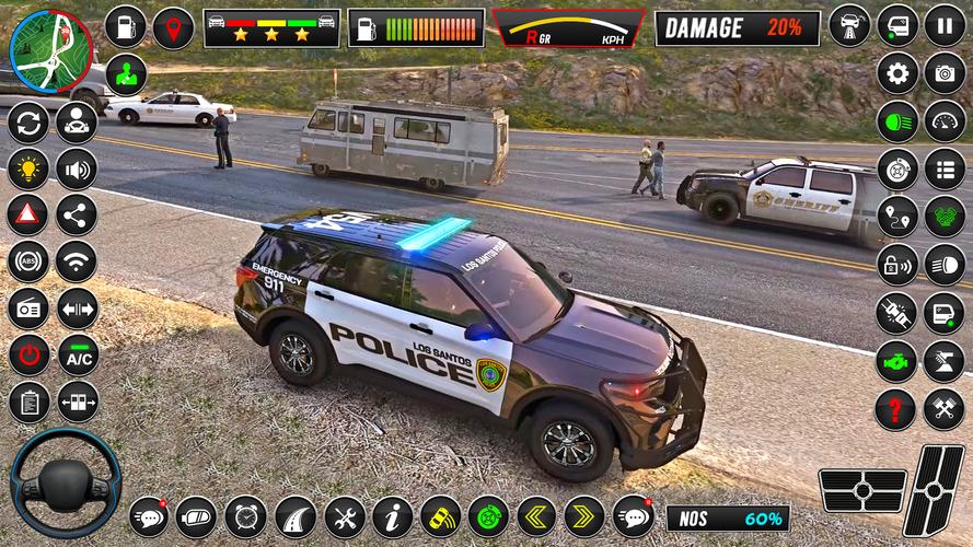 City Police Cop Car Driving 3D Скриншот 2