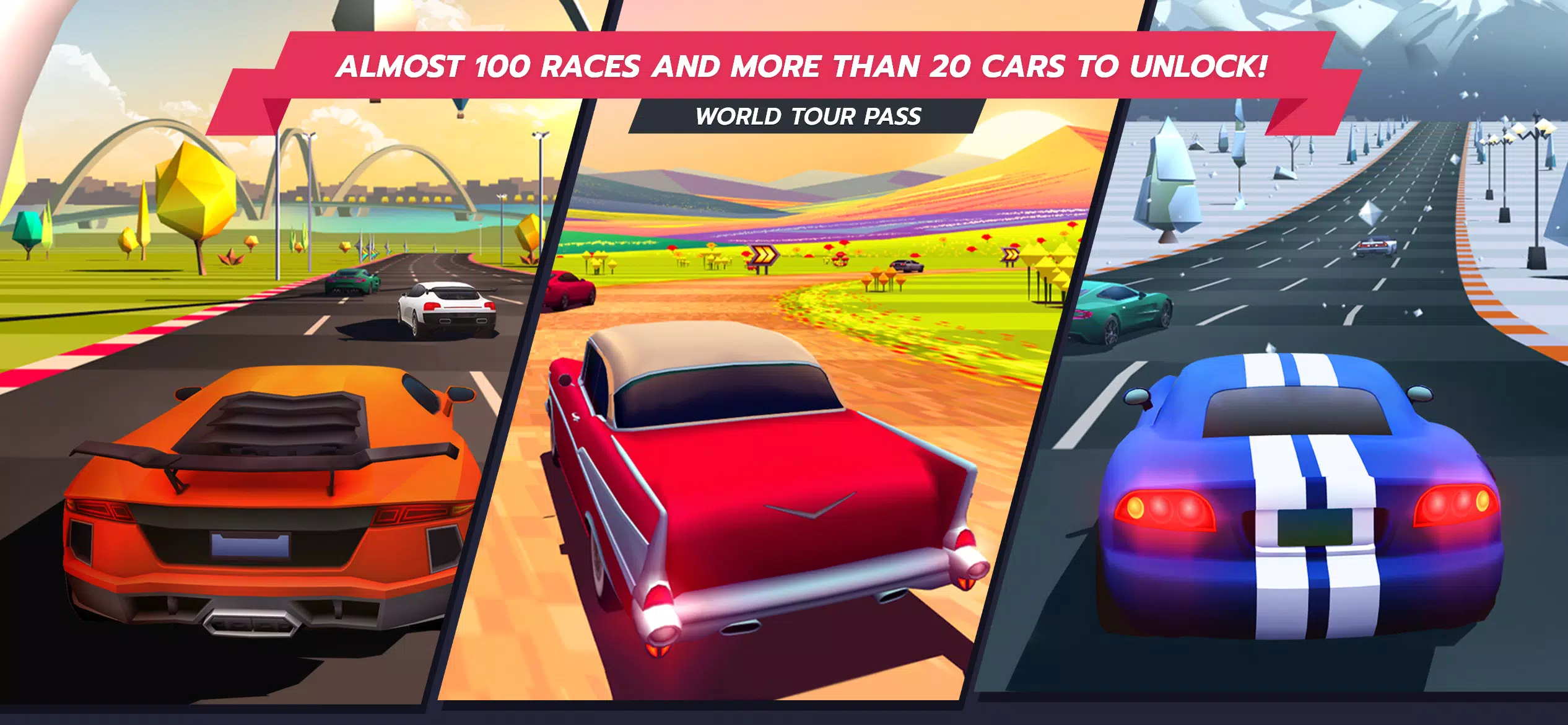 Horizon Chase Скриншот 1