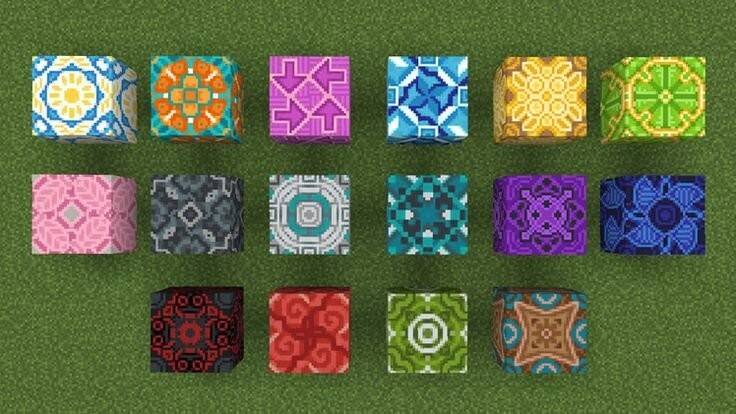 MINECRAFT တွင် terracotta