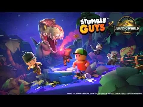 《侏罗纪世界》联动活动登陆《Stumble Guys》