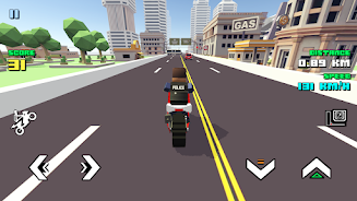 Blocky Moto Racing: Bike Rider Screenshot 0