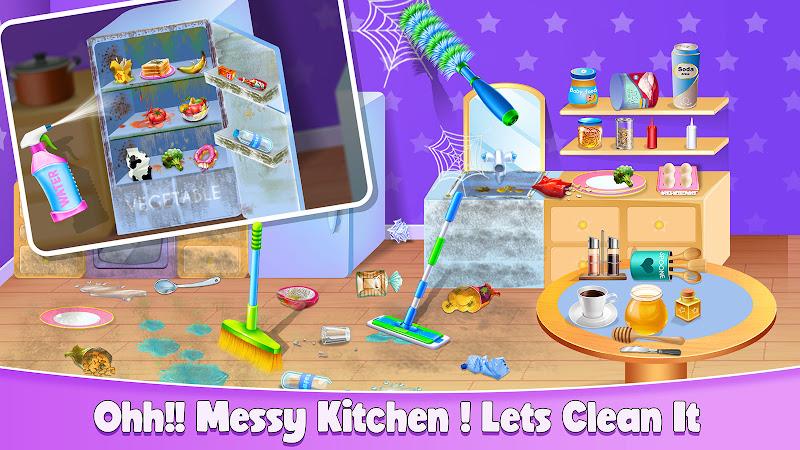 Messy House Cleaning Game स्क्रीनशॉट 3