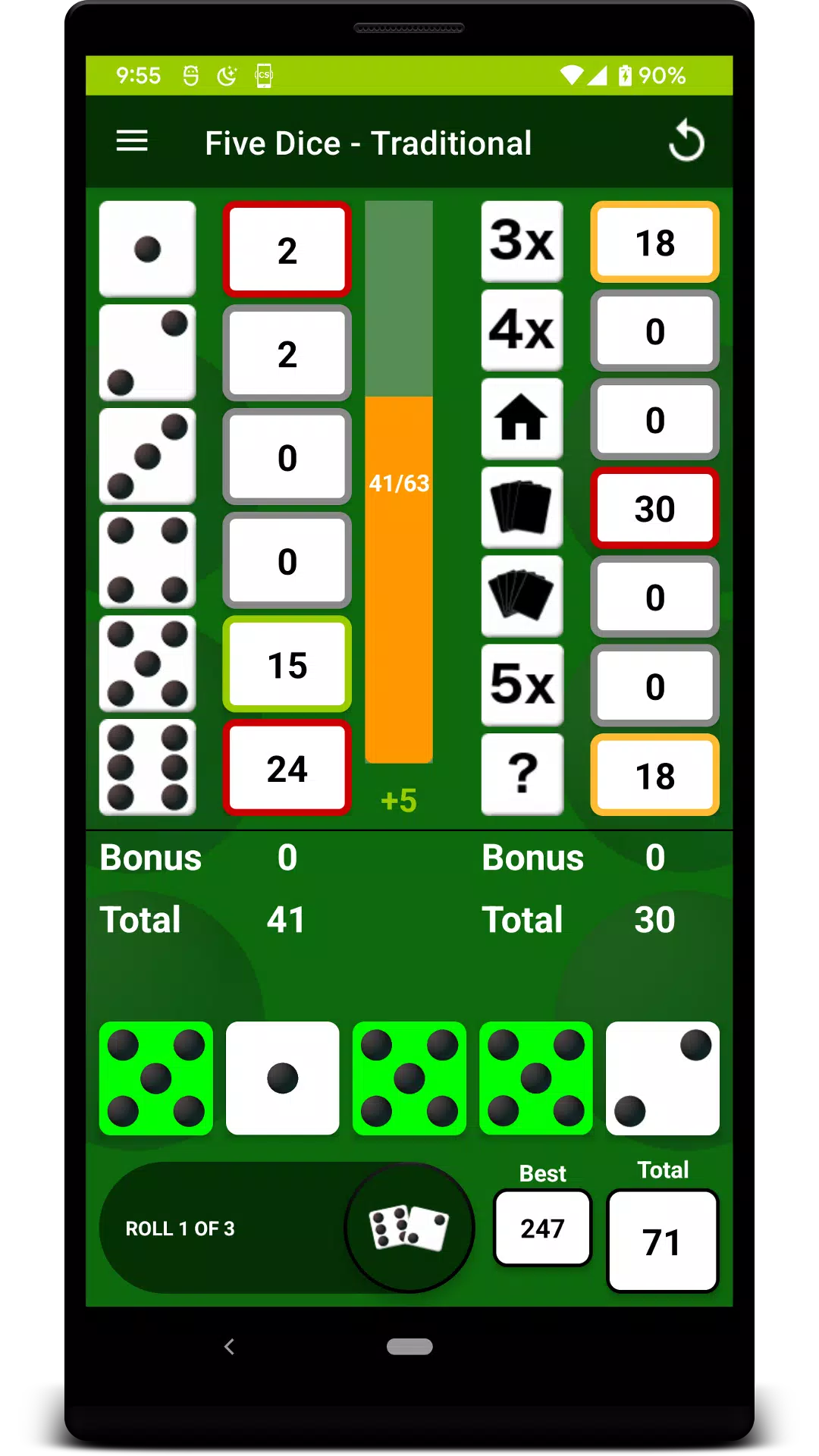 Five Dice スクリーンショット 1