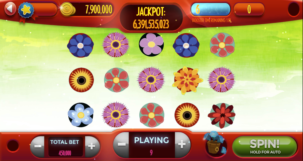 Flowers-Slot Machine Captura de pantalla 0