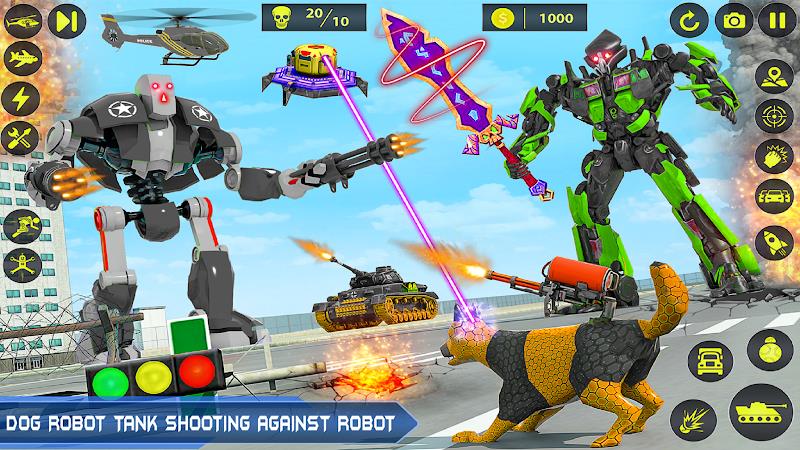 Army Tank Robot Car Games: スクリーンショット 0