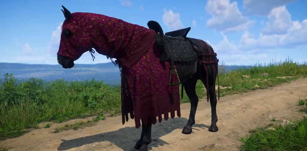 Kingdome Come Deliverance 2 Horse in Red Armour