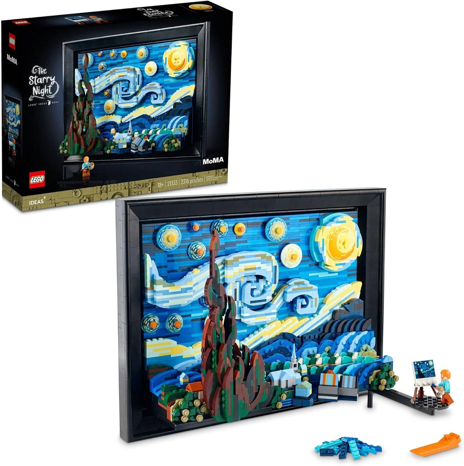 Pomysły Lego Vincent van Gogh The Gwiair Night