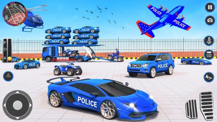 US Police Car Transport Career Capture d'écran 1