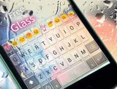 Free Glass Emoji Keyboard Skin应用截图第2张