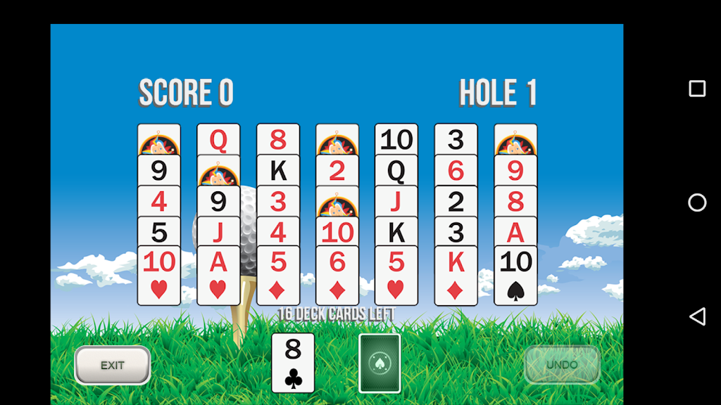 Golf Solitaire 18 Captura de pantalla 1