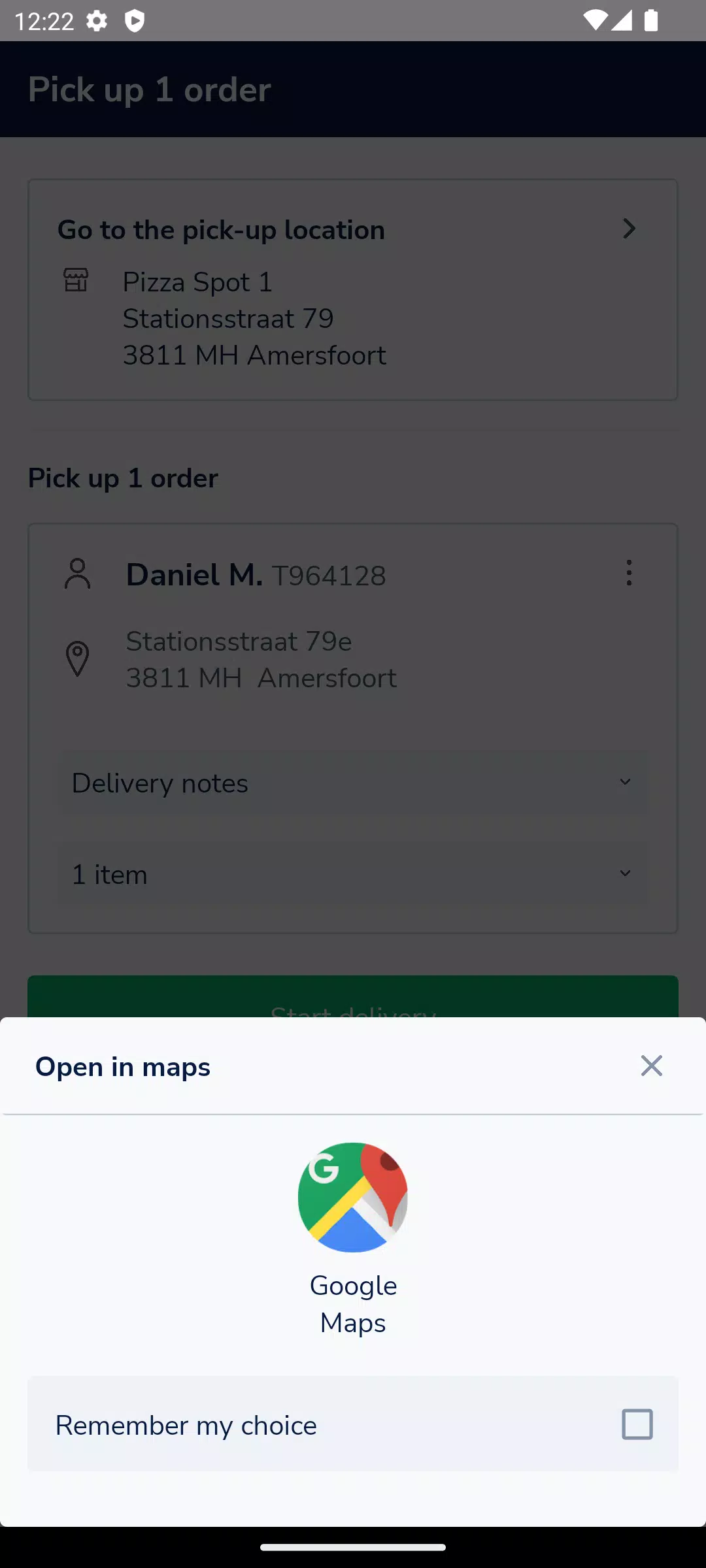 Deliverect for Couriers Screenshot 2