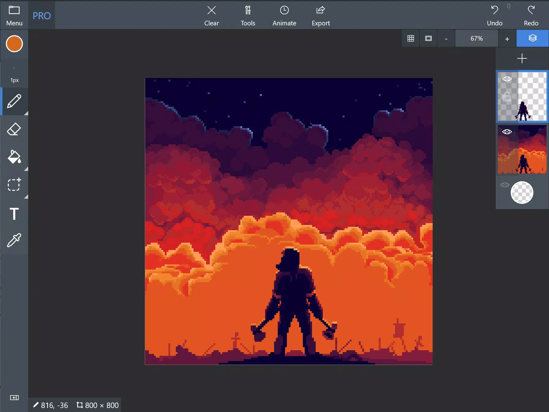 Pix2D - Pixel art studio 스크린샷 0